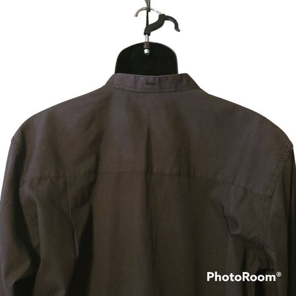 Menz Charcoal Grey Dress Shirt Size 161/2 (34/45) - Picture 4 of 7